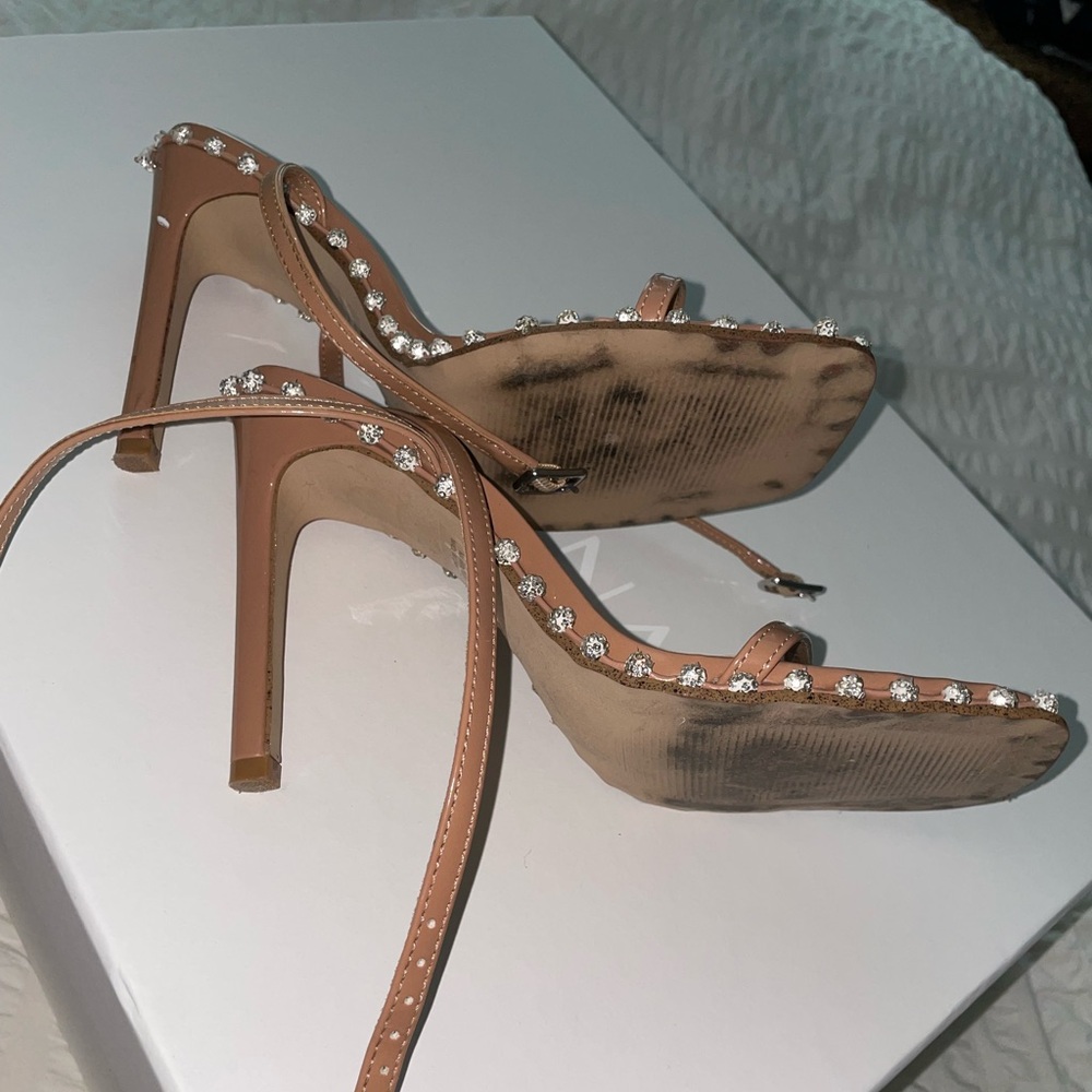 Steve Madden Women's Zelle Heeled Sandal Camel - Picture 11 of 16